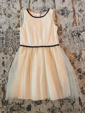 carters gold dress Carter's | Dresses | Girl Jacquard Woven Cream Metallic Floral Size 8 friendsfamily